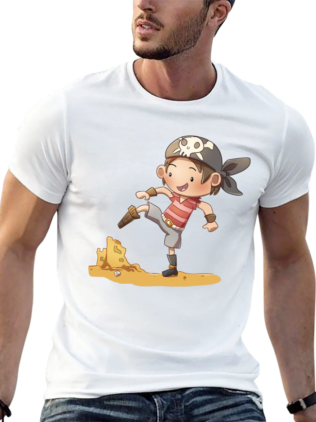 Pirate Boy Sandcastle T-Shirt