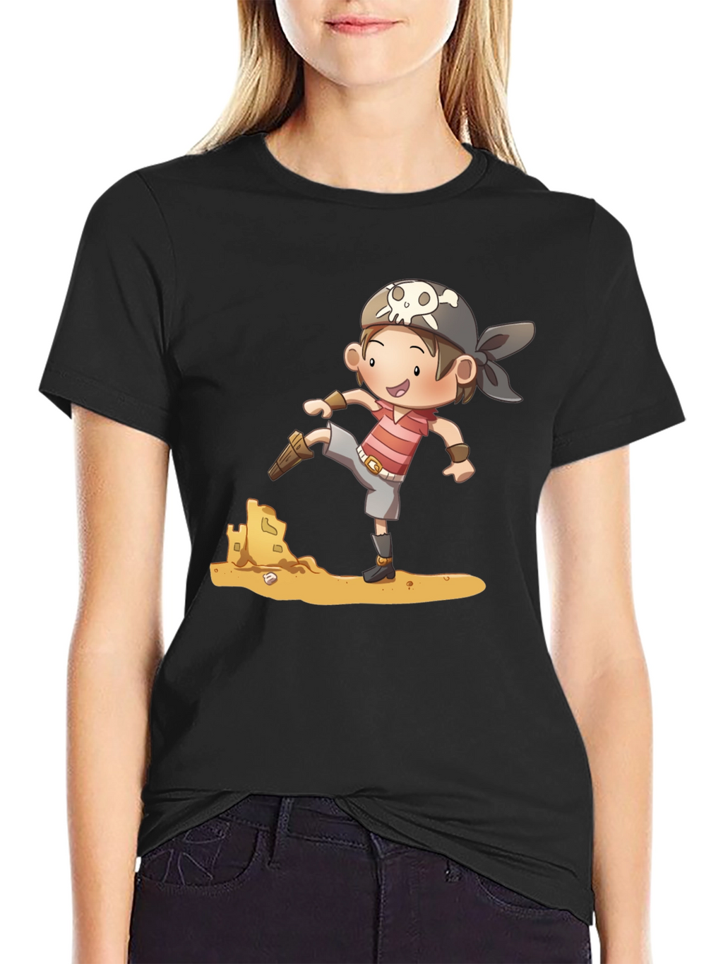 Pirate Boy Sandcastle T-Shirt