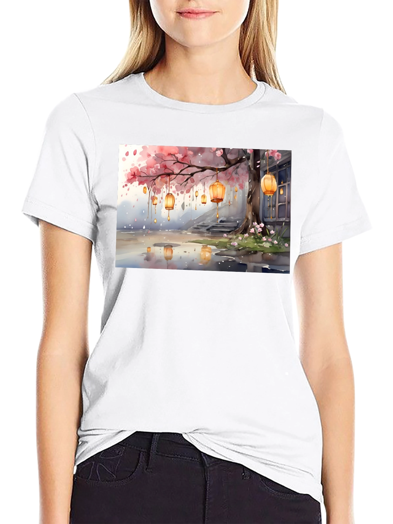 Watercolor Lantern T-Shirt