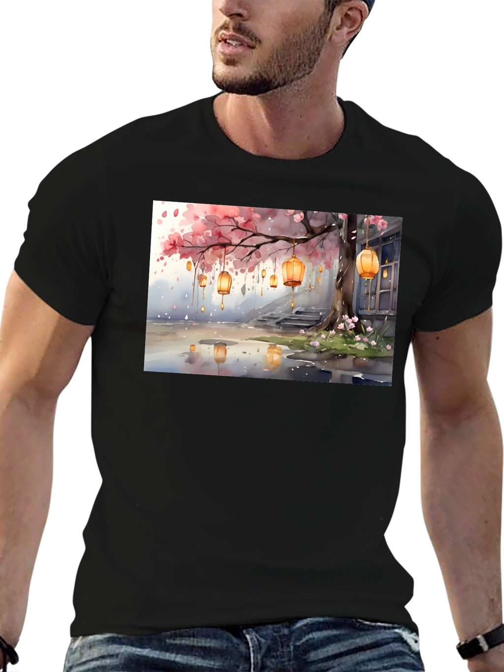 Watercolor Lantern T-Shirt
