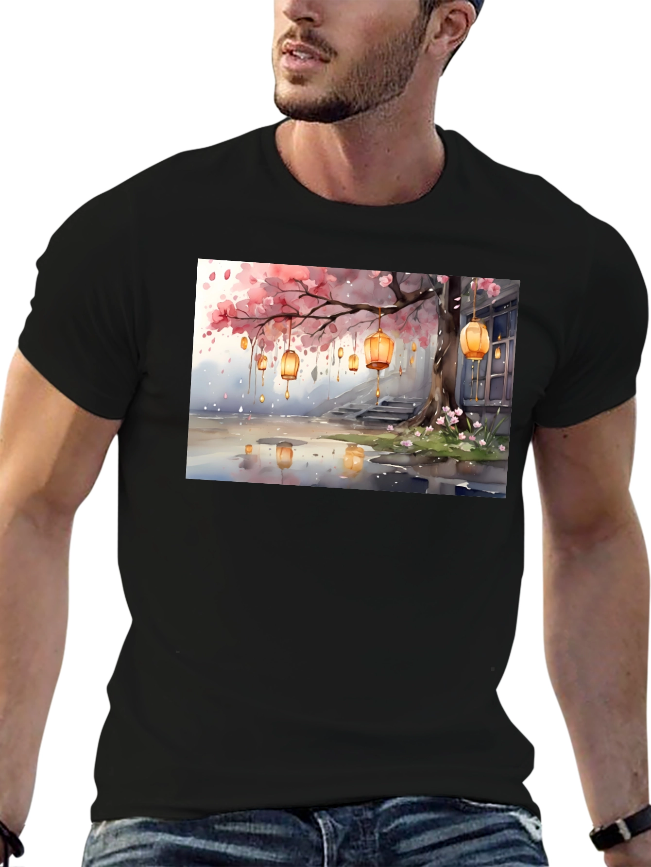 Watercolor Lantern T-Shirt