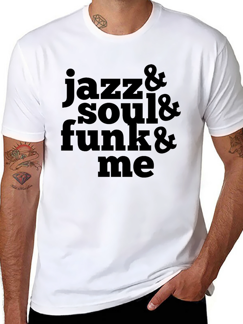 Jazz Soul Funk Me Black T-Shirt