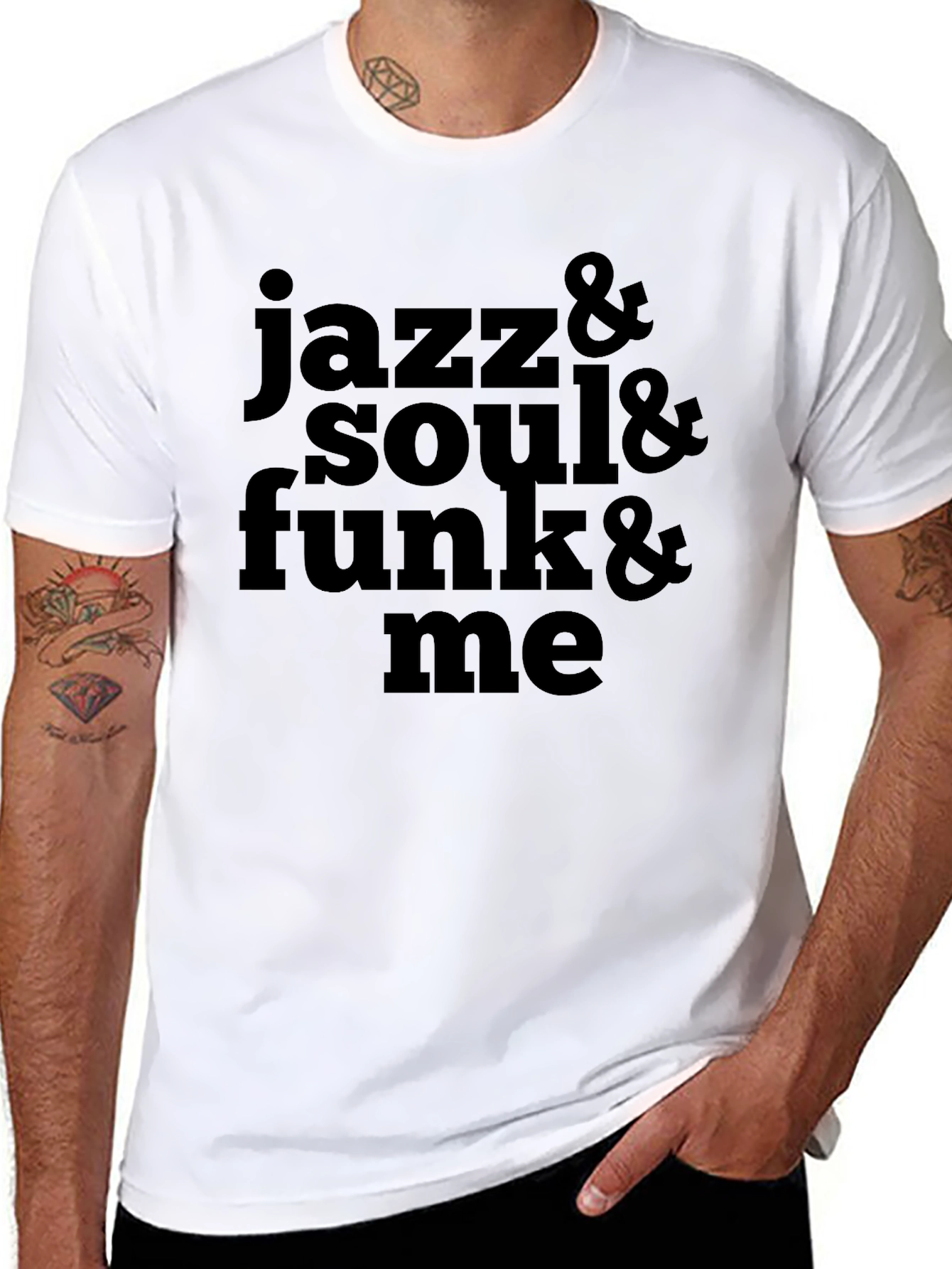 Jazz Soul Funk Me Black T-Shirt