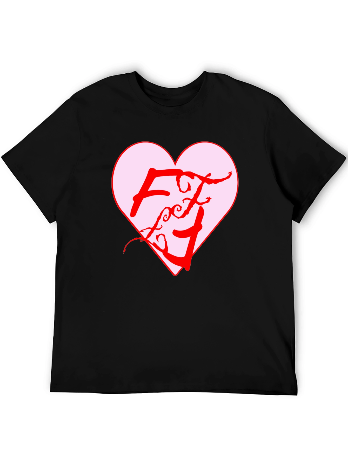 Heart Logo Black T-Shirt