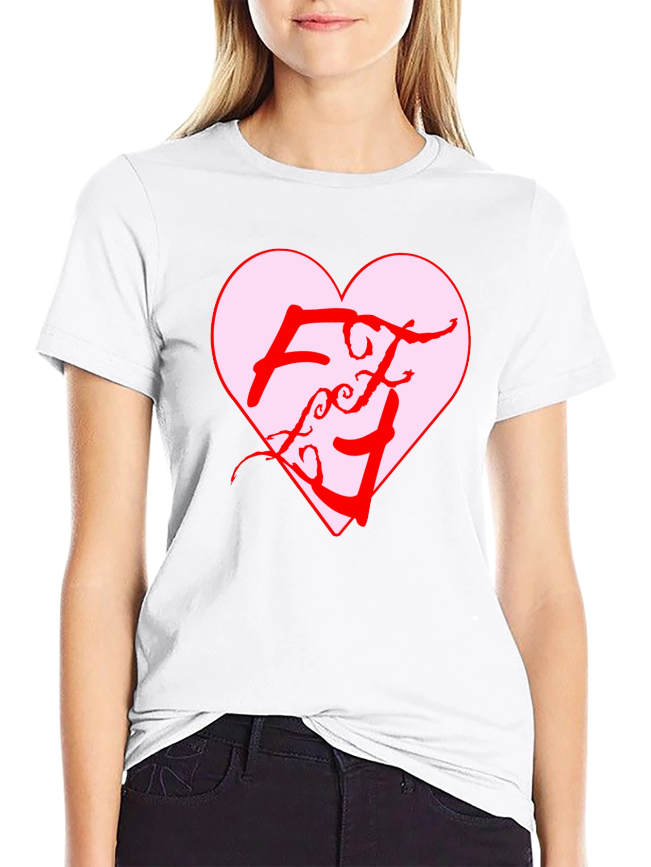 Heart Logo Black T-Shirt