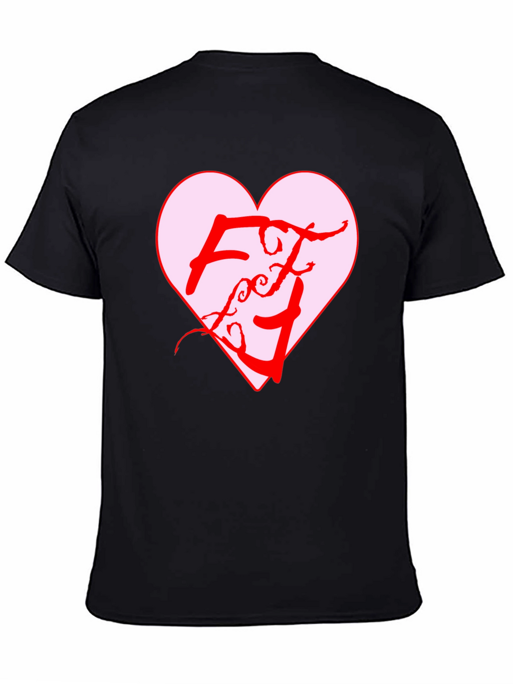 Heart Logo Black T-Shirt
