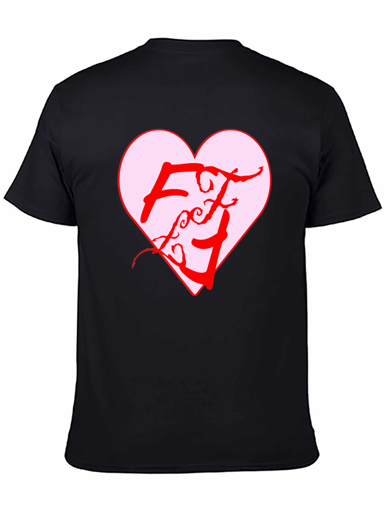 Heart Logo Black T-Shirt