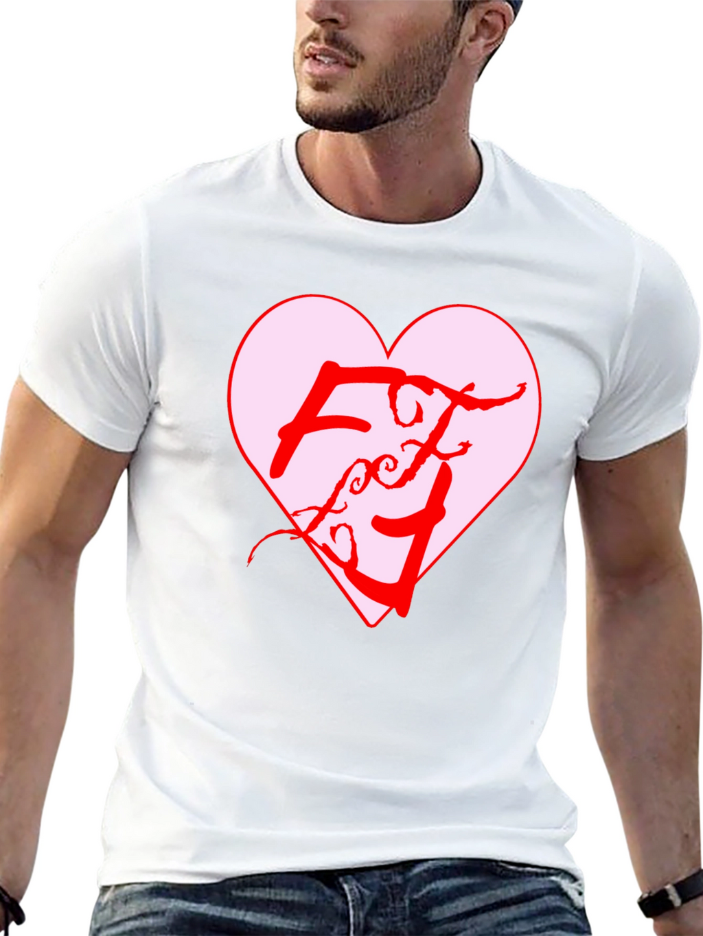 Heart Logo Black T-Shirt