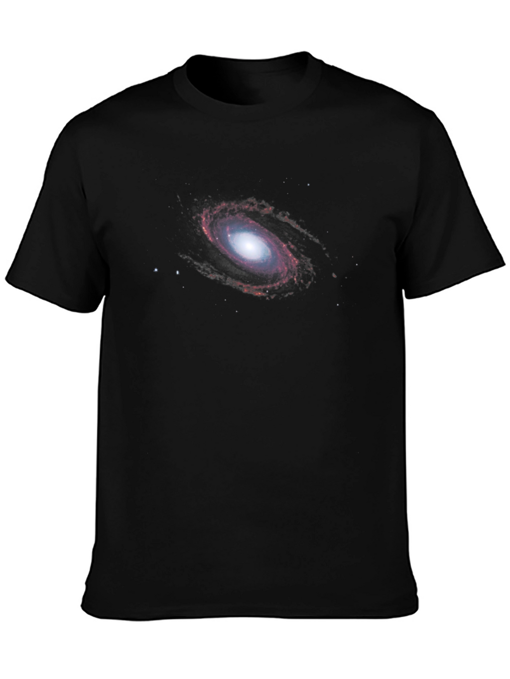Galaxy Print Black T-Shirt
