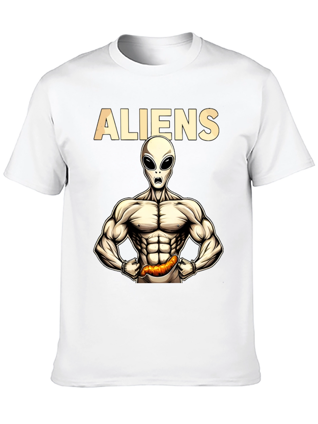 ALIENS Fitness T-Shirt Funny Gym Tee