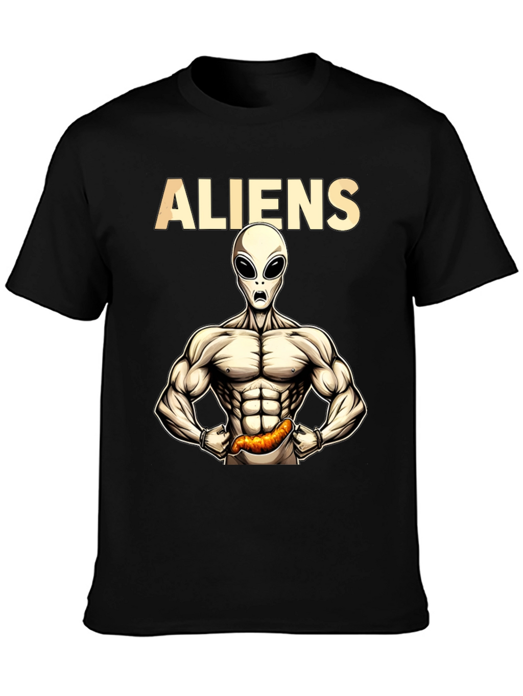 ALIENS Fitness T-Shirt Funny Gym Tee