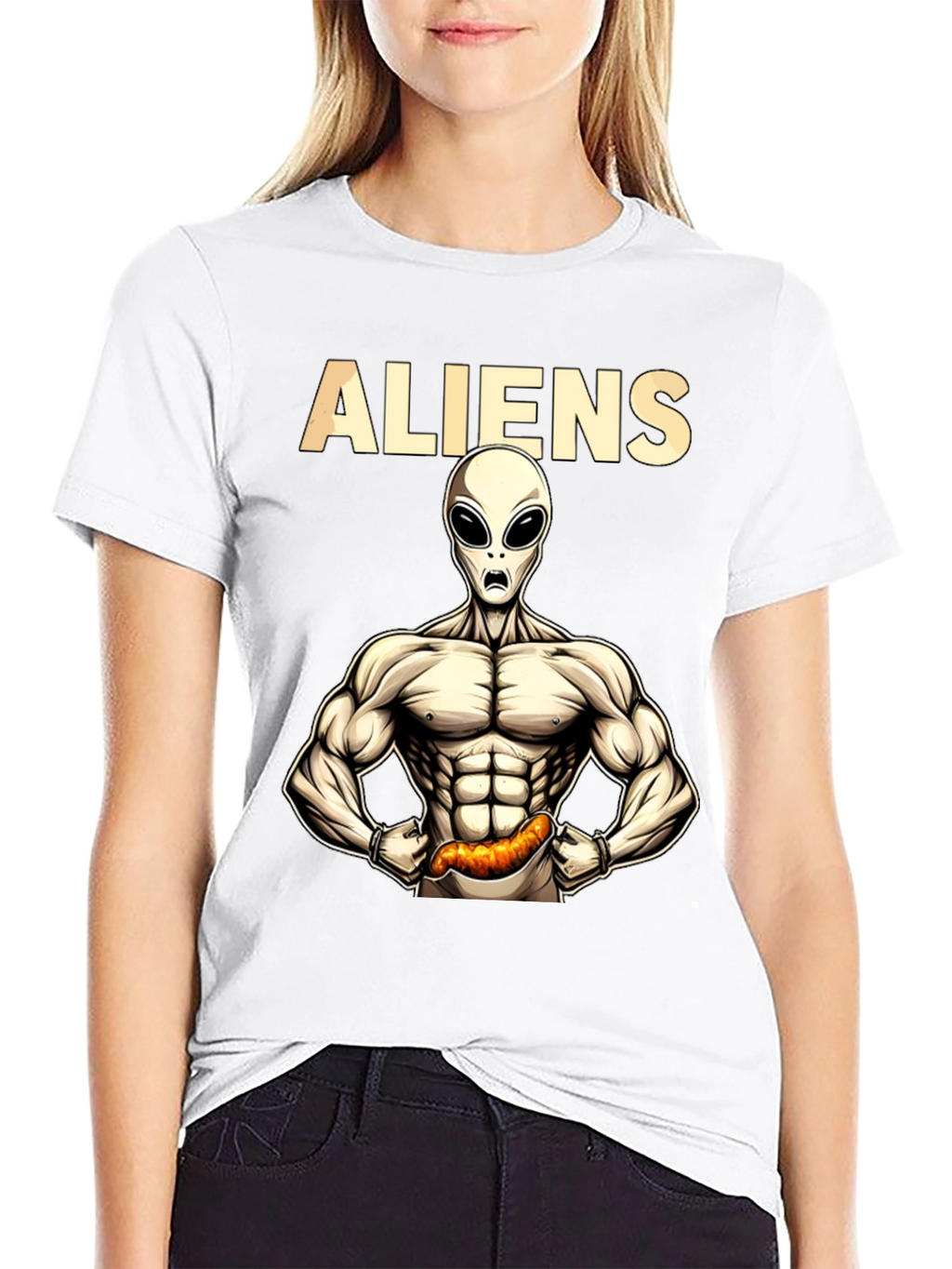 ALIENS Fitness T-Shirt Funny Gym Tee