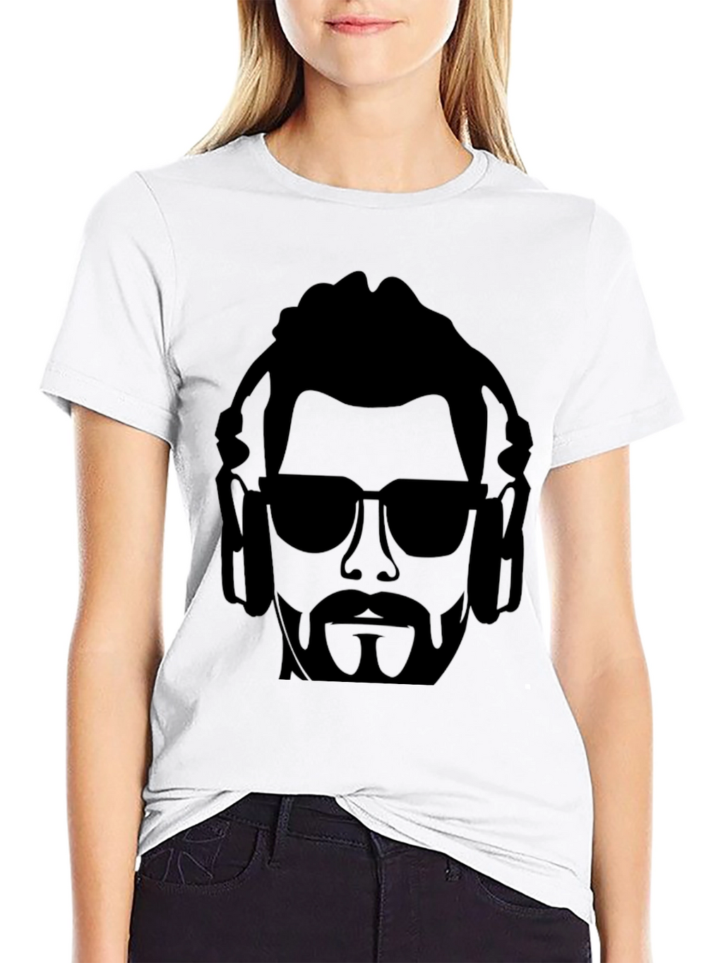 Cool DJ Graphic Tee - Mens Black T-Shirt
