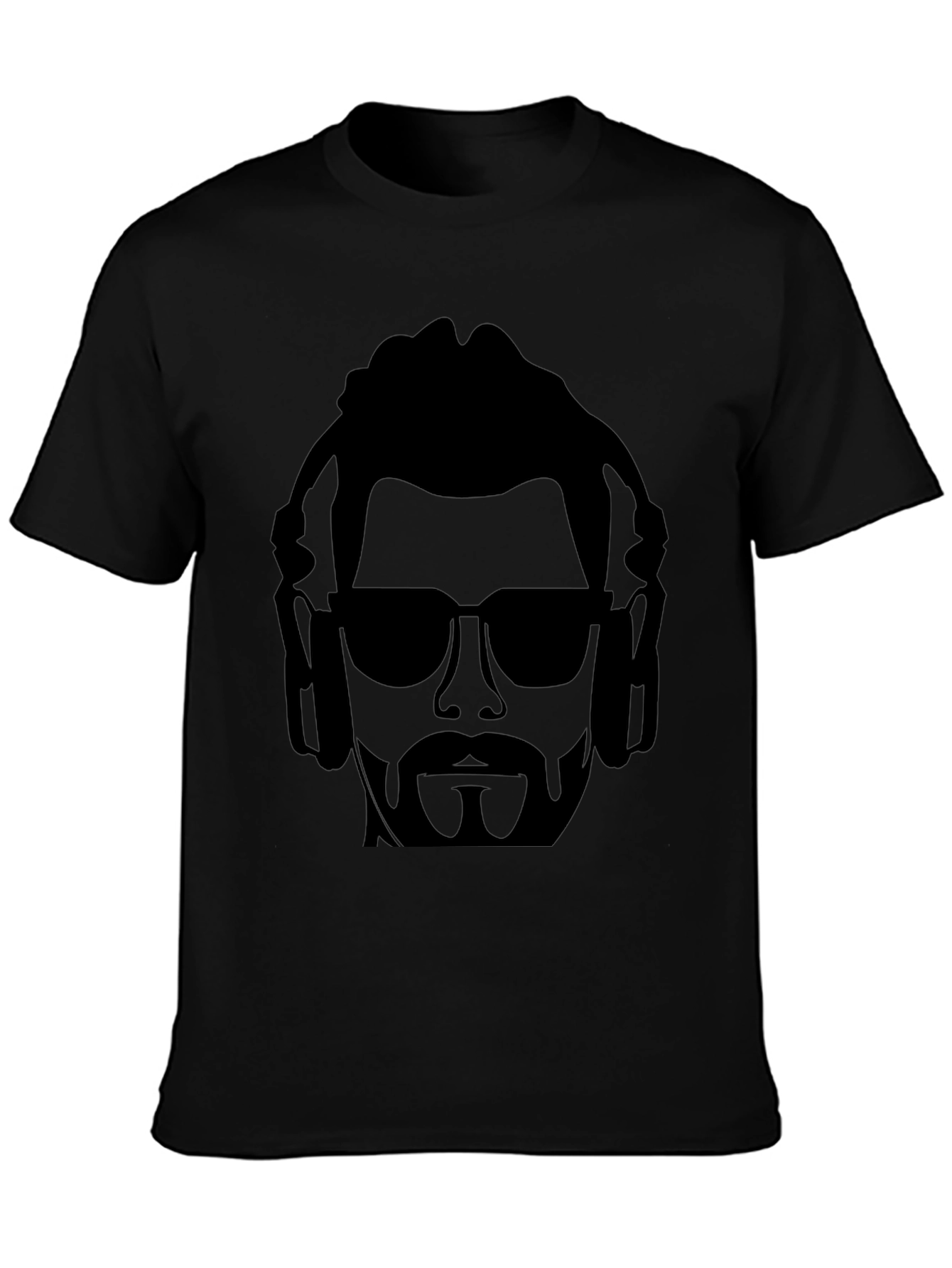 Cool DJ Graphic Tee - Mens Black T-Shirt