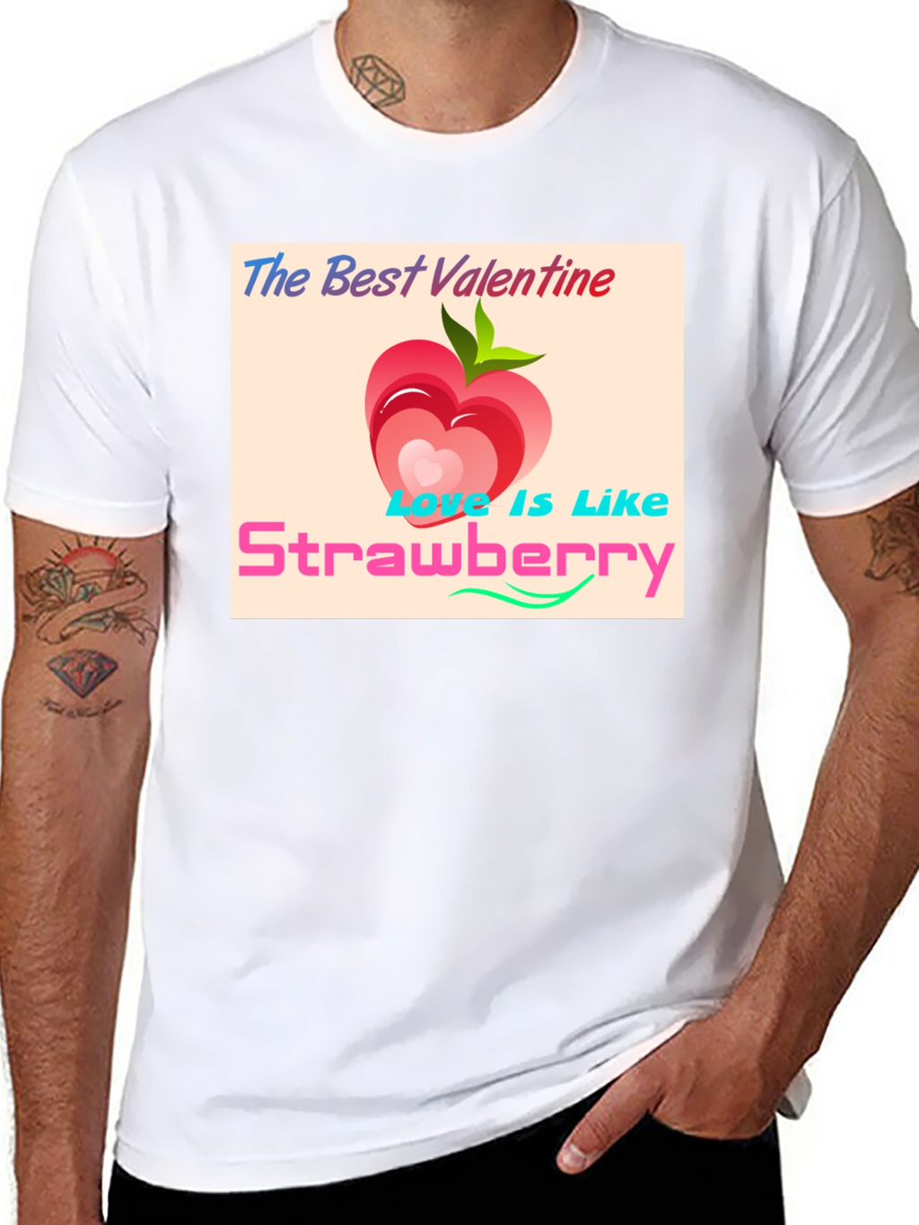 Valentines Day Strawberry Love T-Shirt