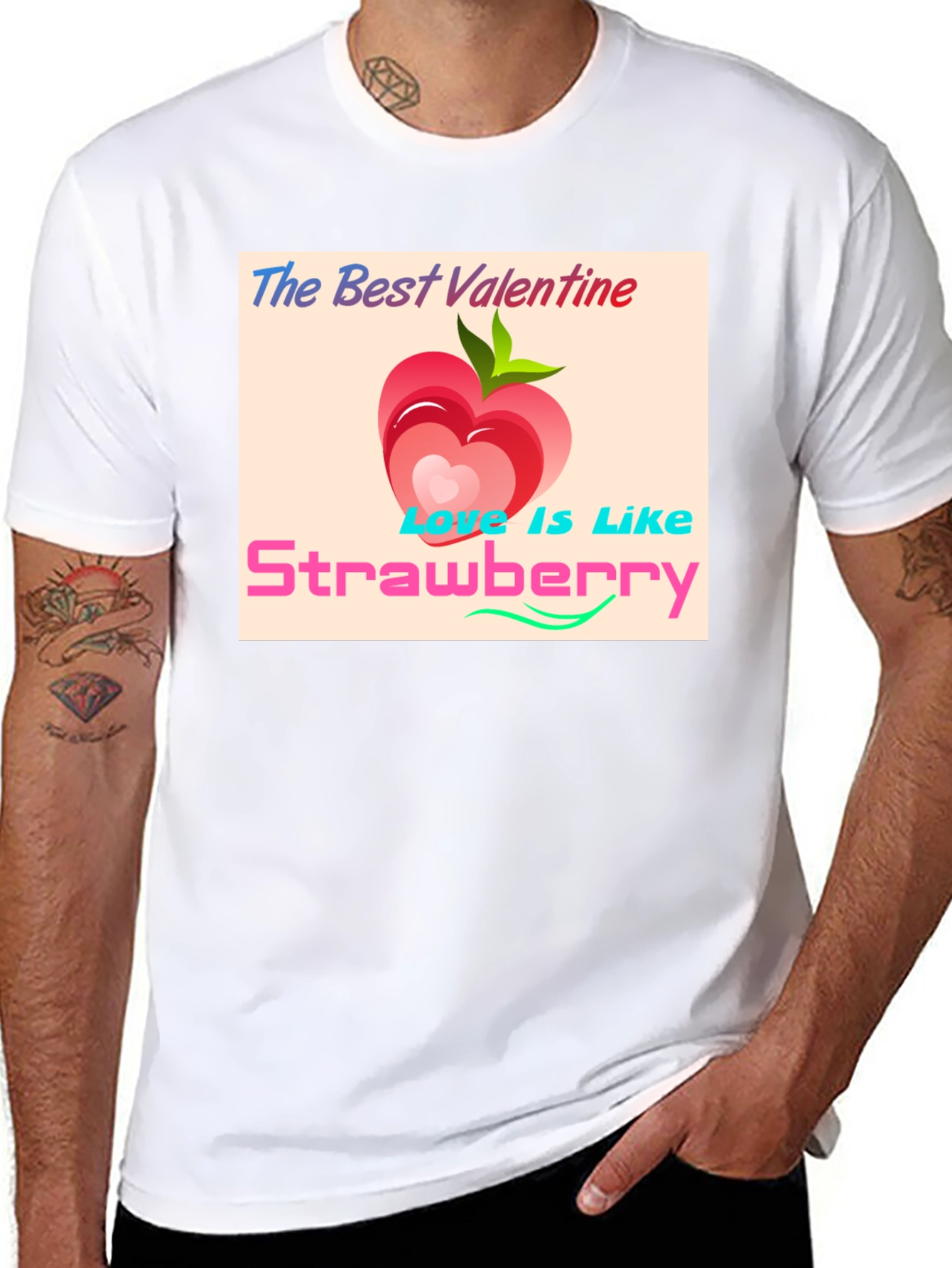 Valentines Day Strawberry Love T-Shirt