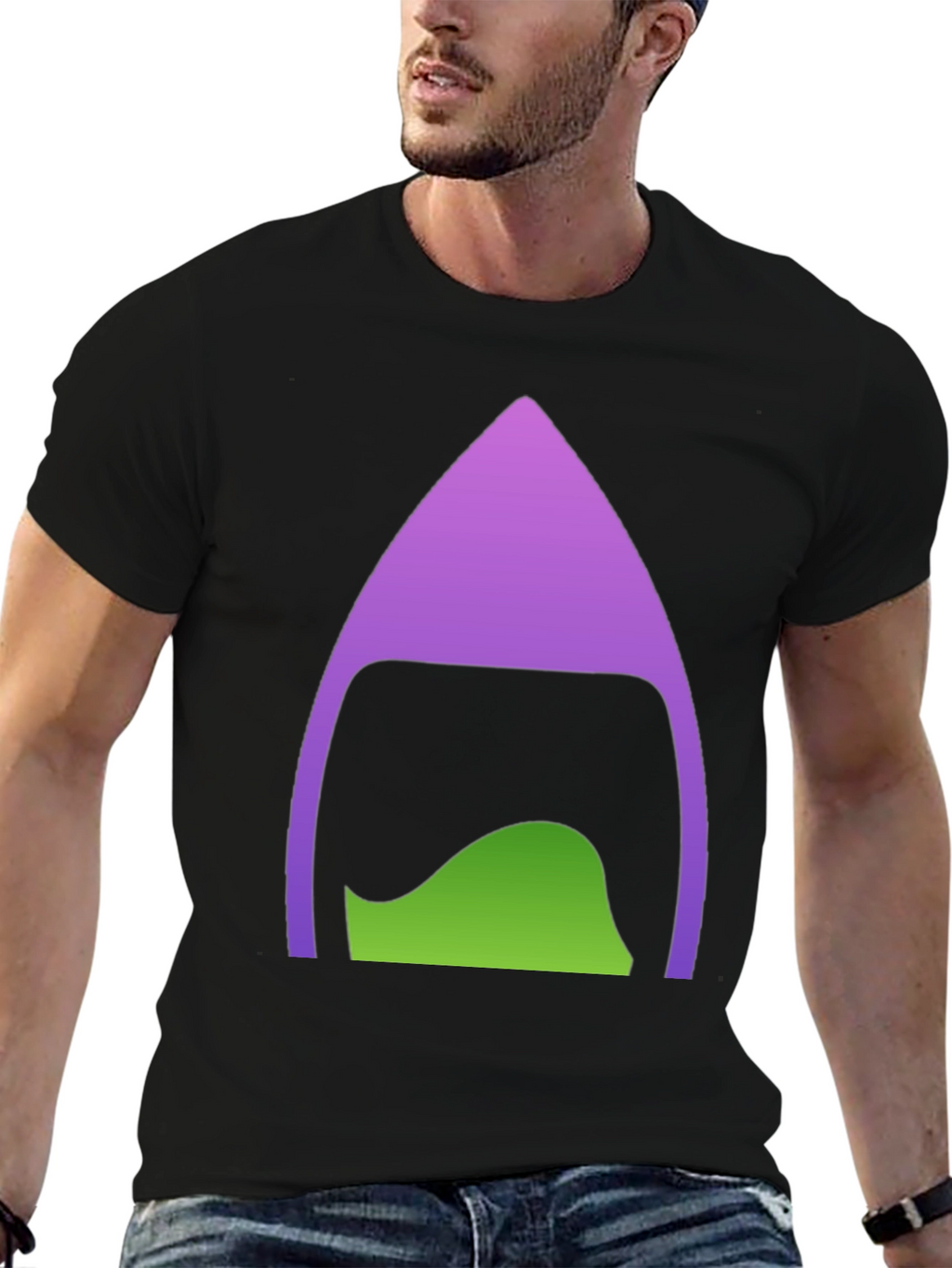 Abstract Graphic Print T-Shirt
