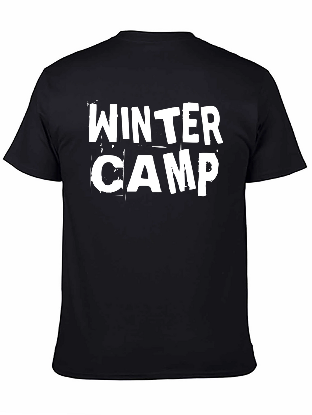 Winter Camp Black Graphic Tee