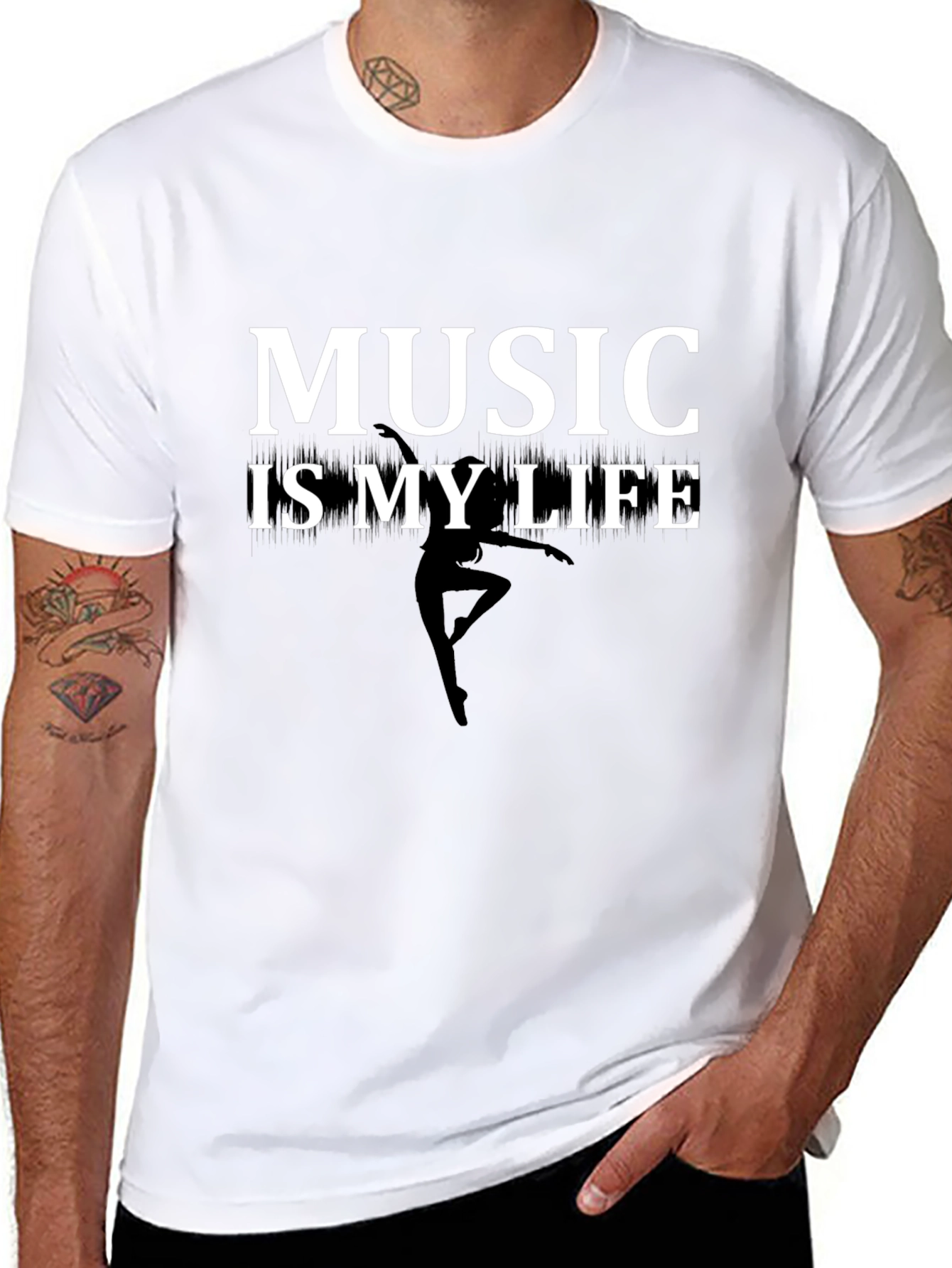 Music is My Life Graphic Tee