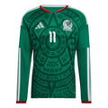 Santiago Gimenez 2026 Mexico Long Sleeve Home Jersey Front