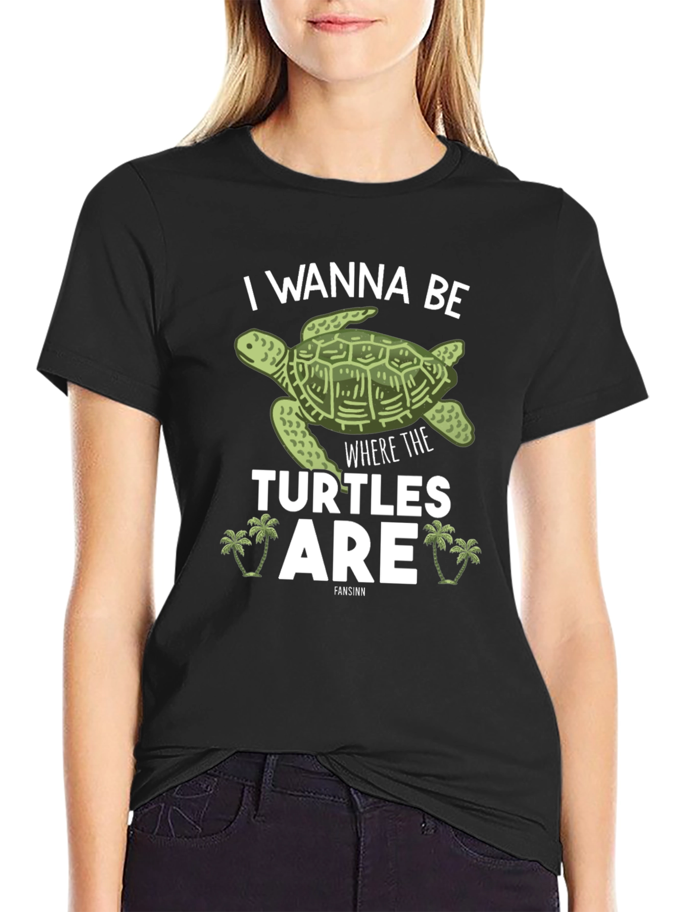 Turtle Lover Tee - I Wanna Be Where the Turtles Are