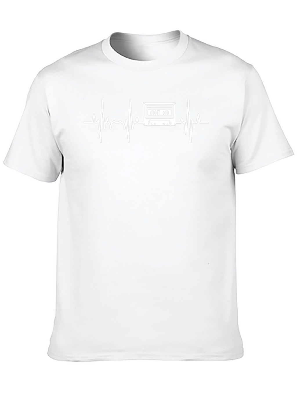 Retro Cassette Heartbeat T-Shirt