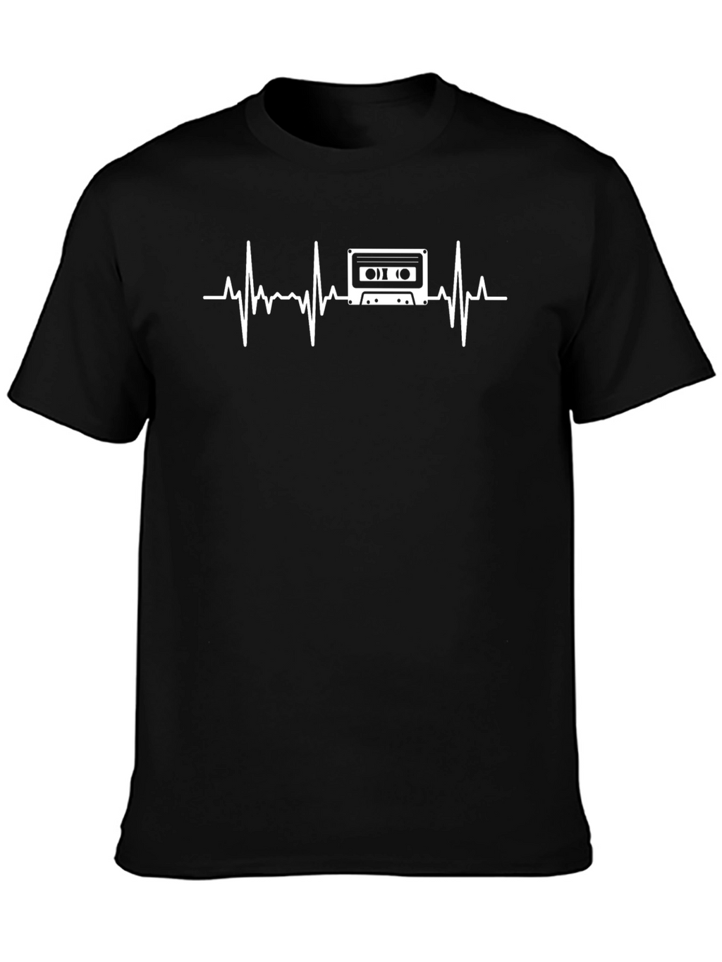 Retro Cassette Heartbeat T-Shirt