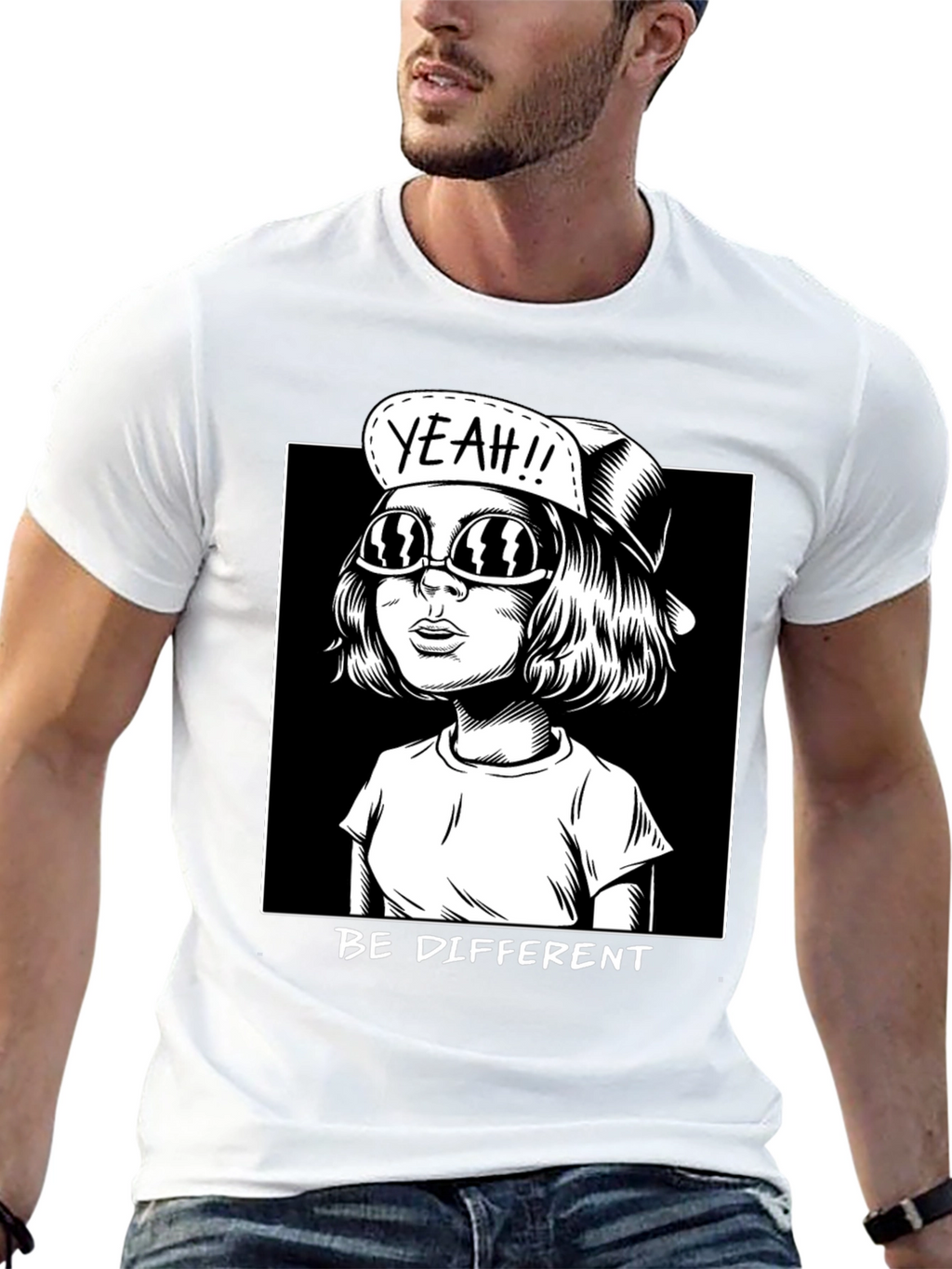 Be Different Graphic Tee - Unisex Cotton T-Shirt