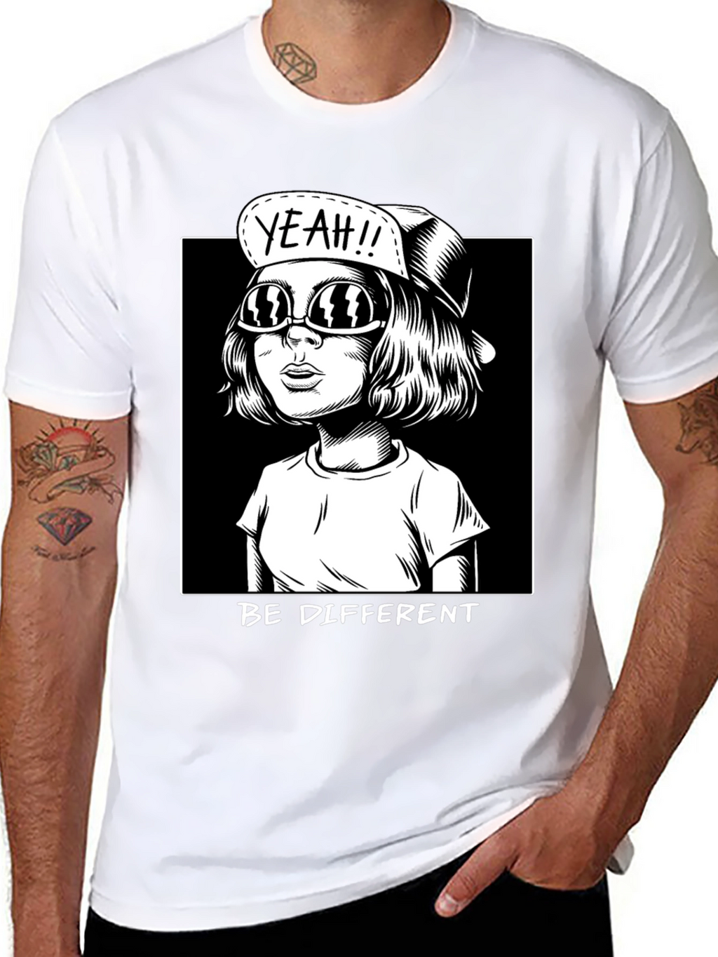 Be Different Graphic Tee - Unisex Cotton T-Shirt