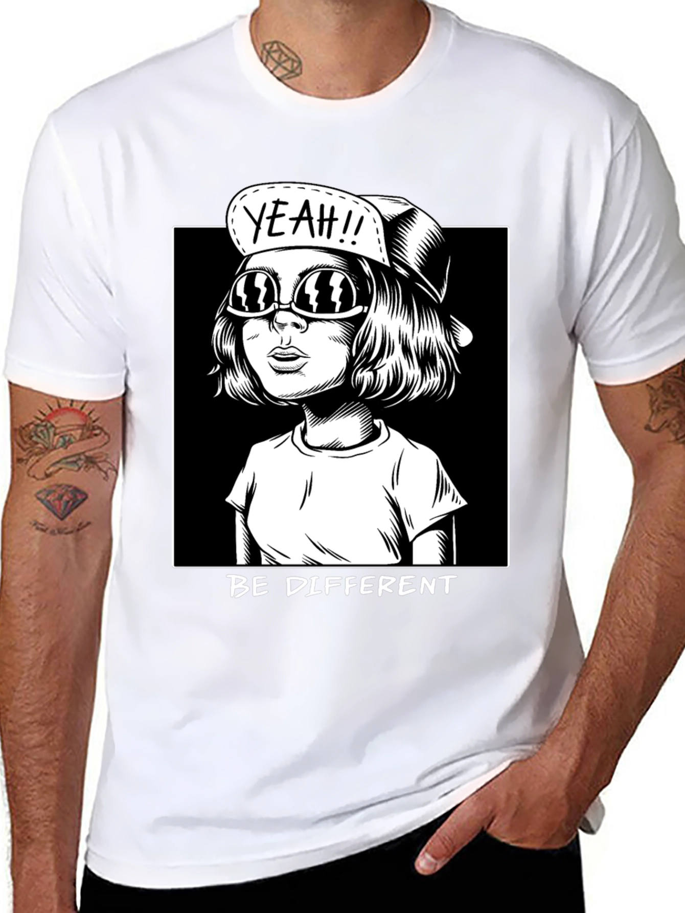 Be Different Graphic Tee - Unisex Cotton T-Shirt