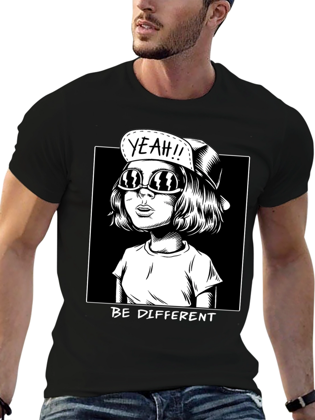 Be Different Graphic Tee - Unisex Cotton T-Shirt