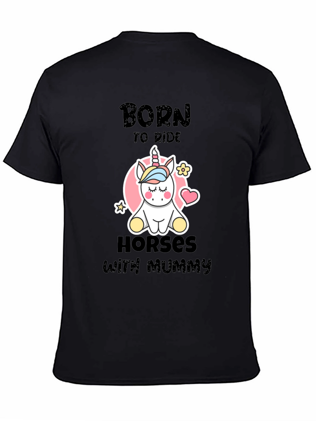 Born to Ride Horses with Mummy T-Shirt