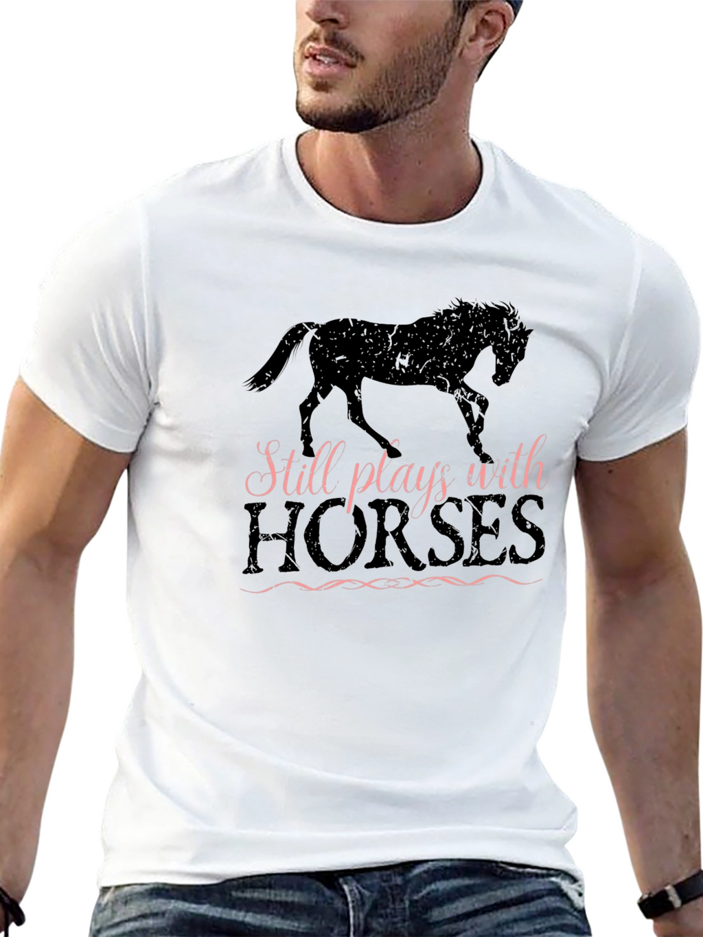 Still Plays with Horses Graphic Tee
