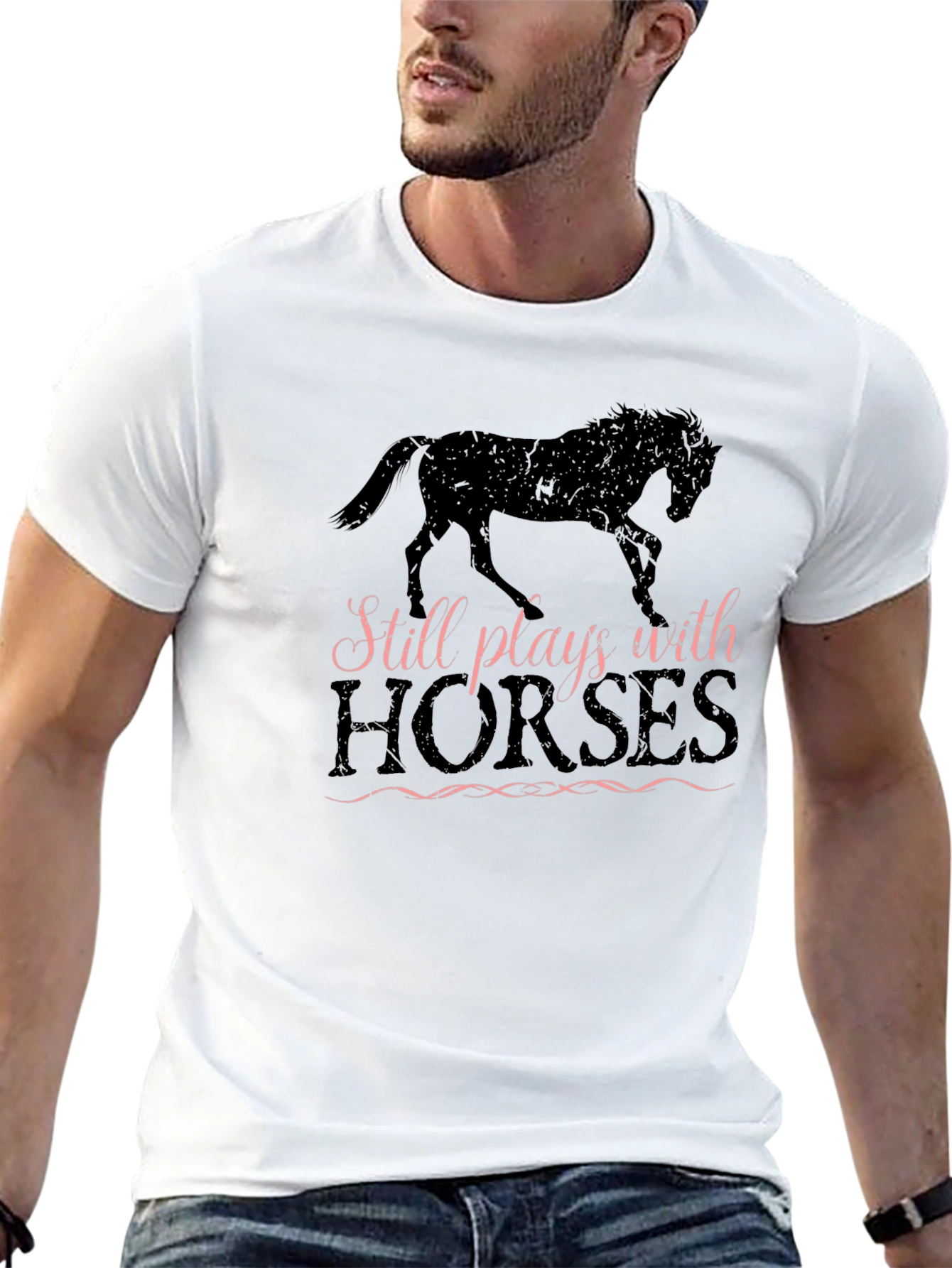 Still Plays with Horses Graphic Tee