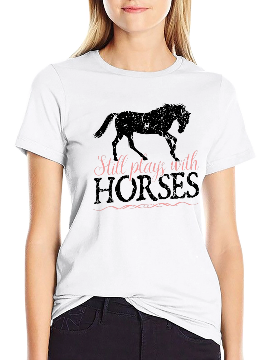 Still Plays with Horses Graphic Tee