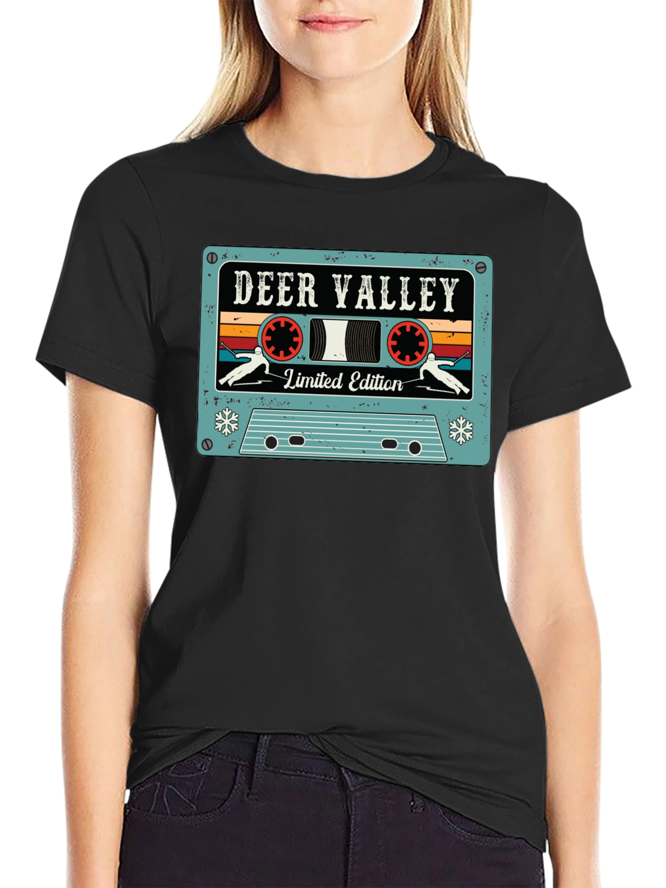 Deer Valley Limited Edition Retro Cassette Tape Graphic T-Shirt