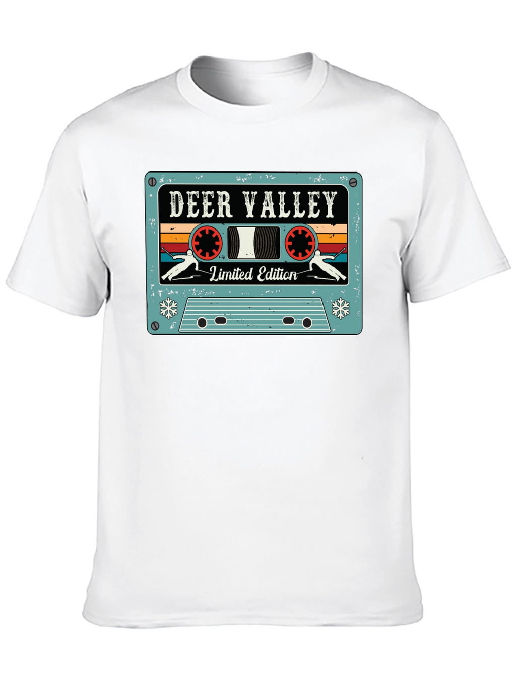 Deer Valley Limited Edition Retro Cassette Tape Graphic T-Shirt