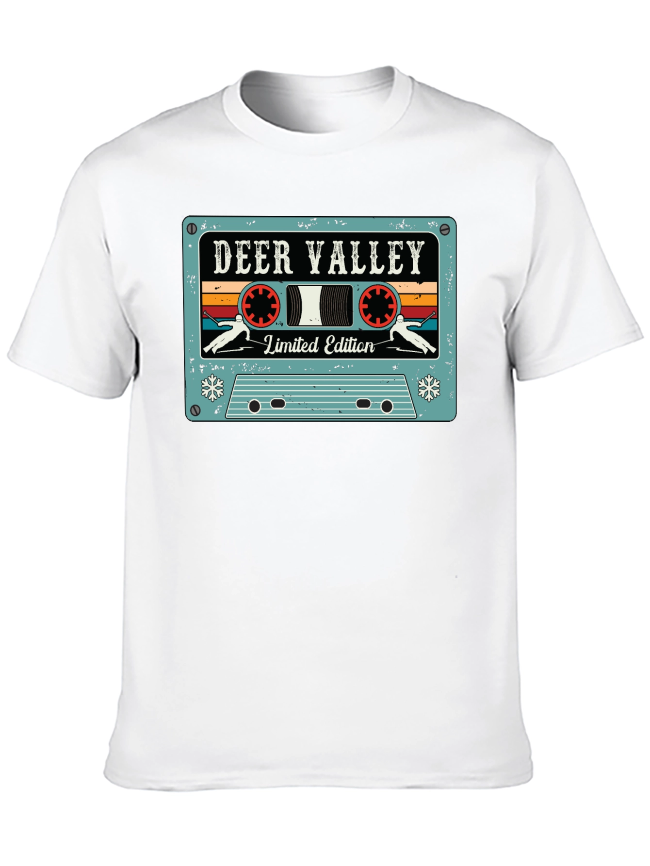 Deer Valley Limited Edition Retro Cassette Tape Graphic T-Shirt
