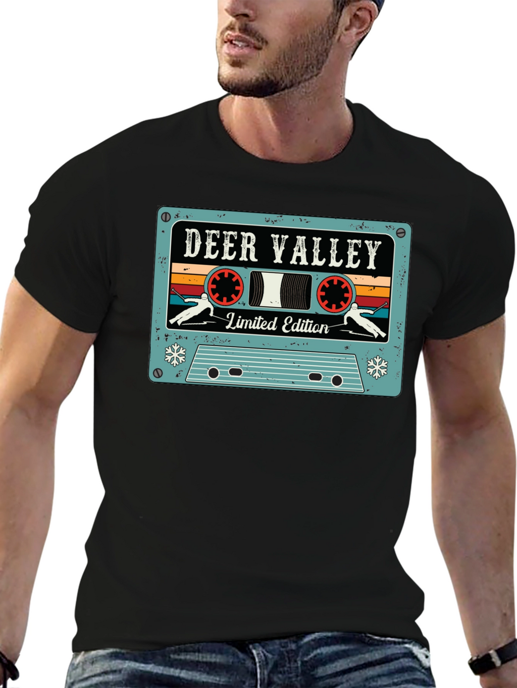 Deer Valley Limited Edition Retro Cassette Tape Graphic T-Shirt