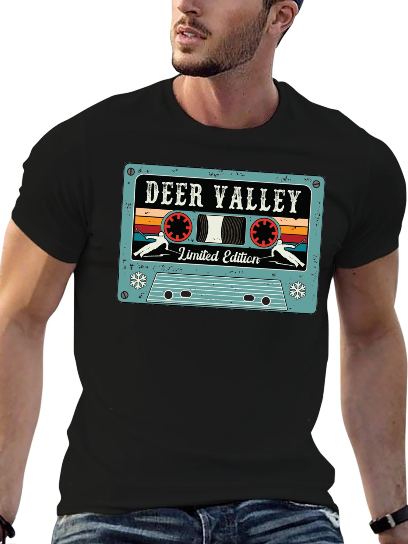 Deer Valley Limited Edition Retro Cassette Tape Graphic T-Shirt