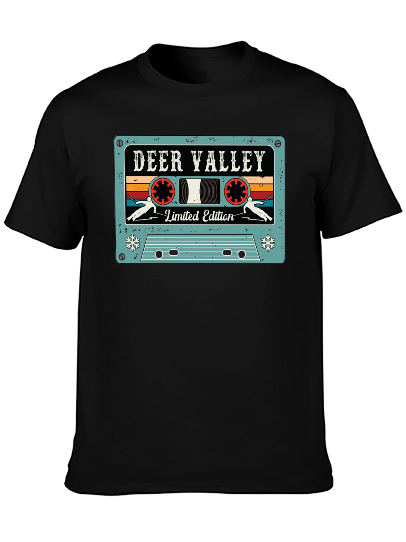 Deer Valley Limited Edition Retro Cassette Tape Graphic T-Shirt