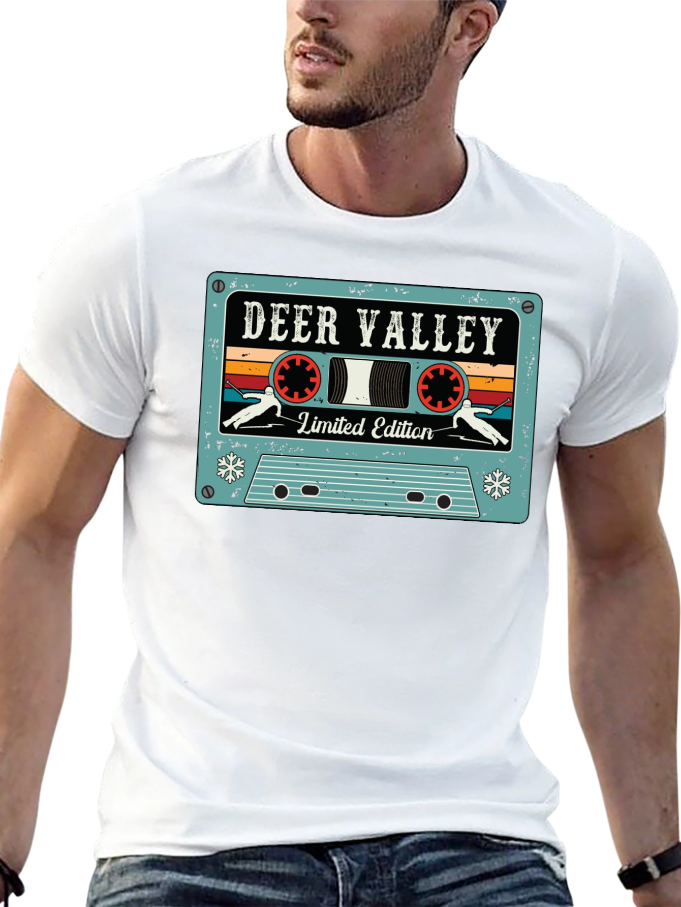 Deer Valley Limited Edition Retro Cassette Tape Graphic T-Shirt