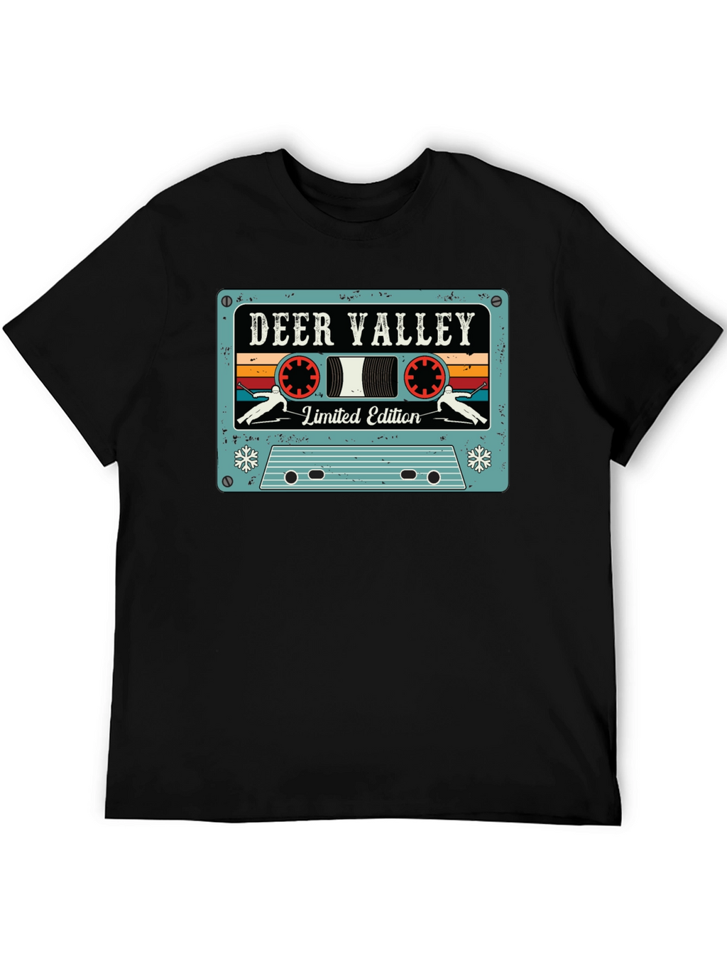 Deer Valley Limited Edition Retro Cassette Tape Graphic T-Shirt