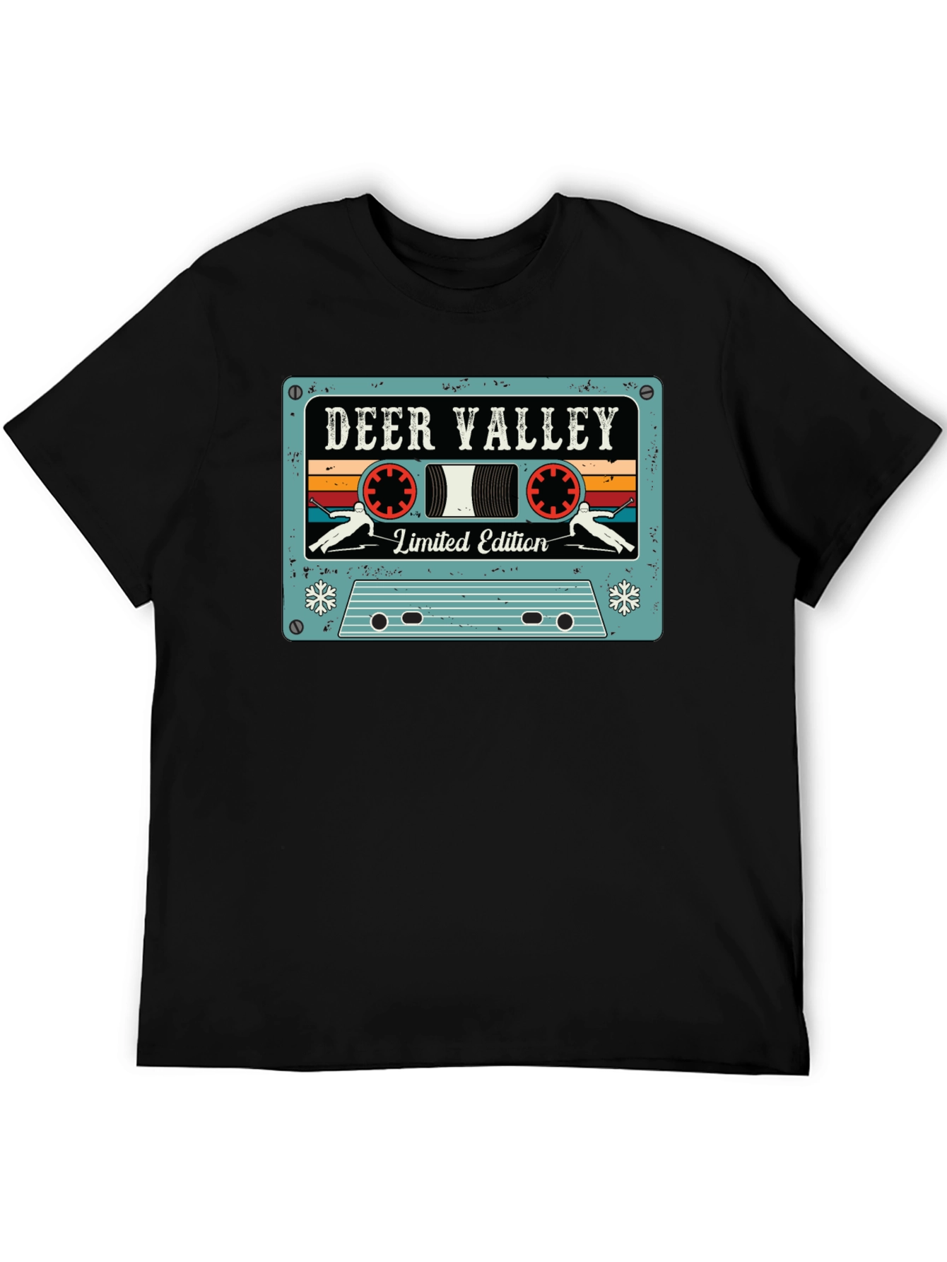 Deer Valley Limited Edition Retro Cassette Tape Graphic T-Shirt