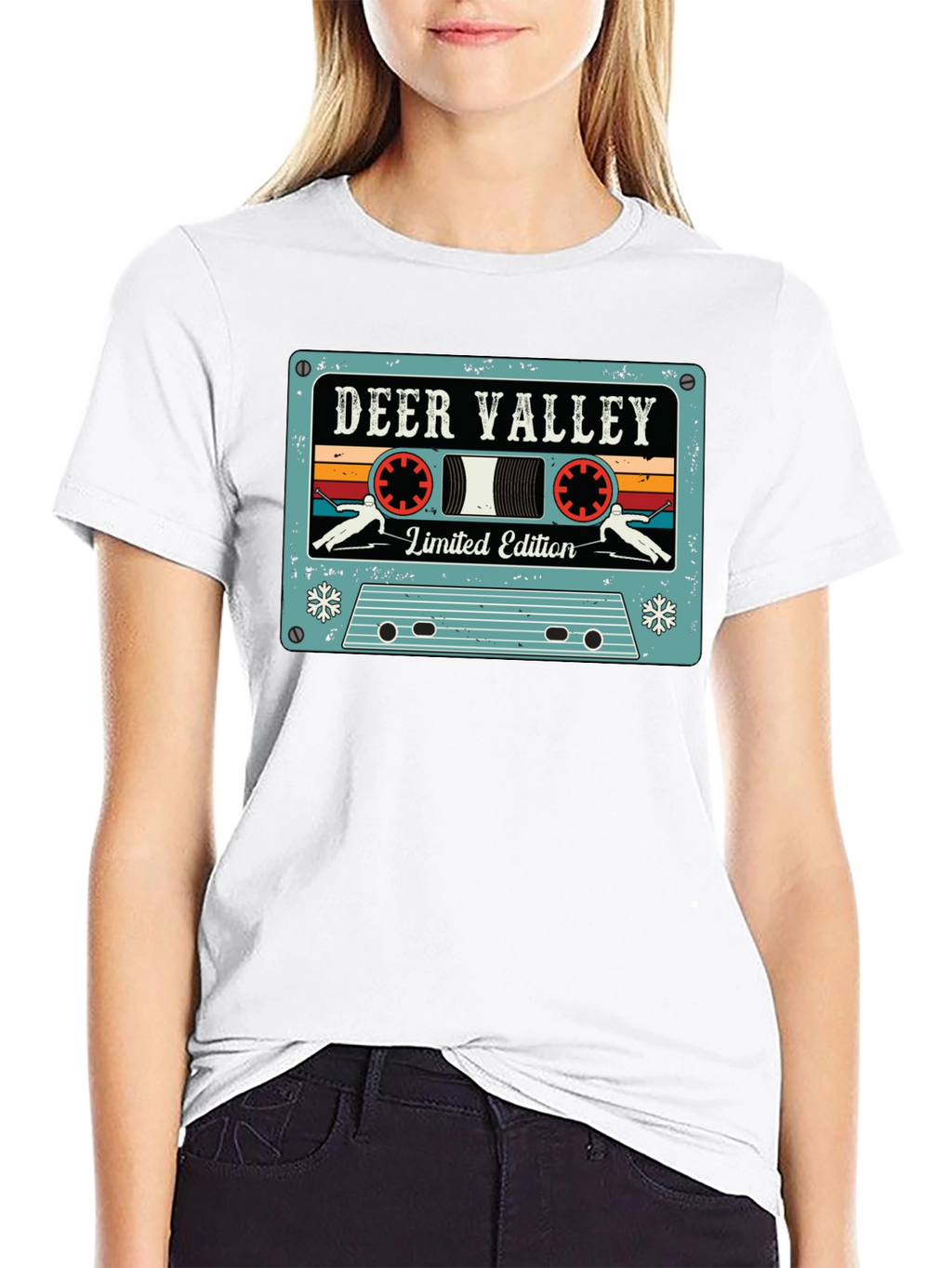 Deer Valley Limited Edition Retro Cassette Tape Graphic T-Shirt