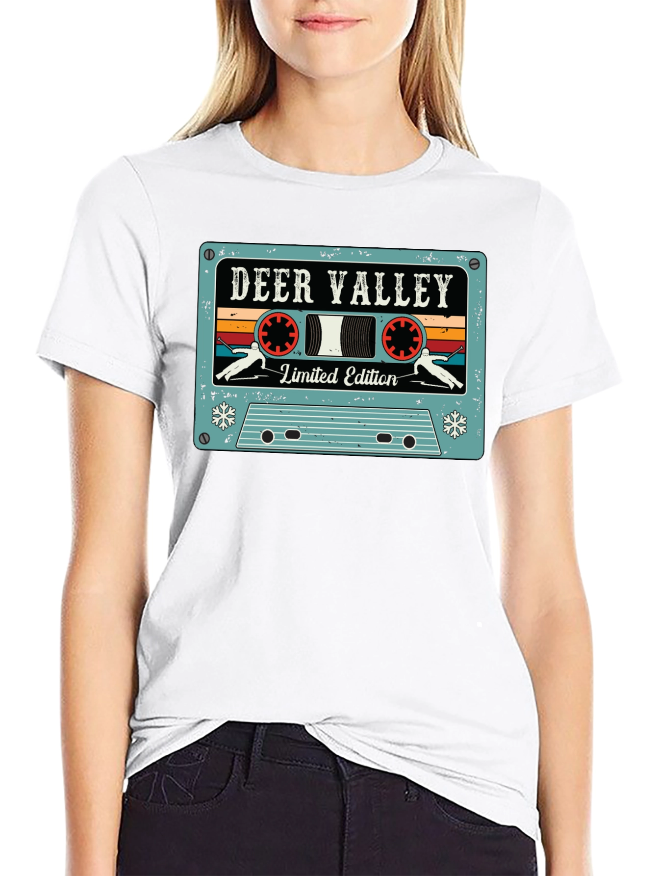 Deer Valley Limited Edition Retro Cassette Tape Graphic T-Shirt