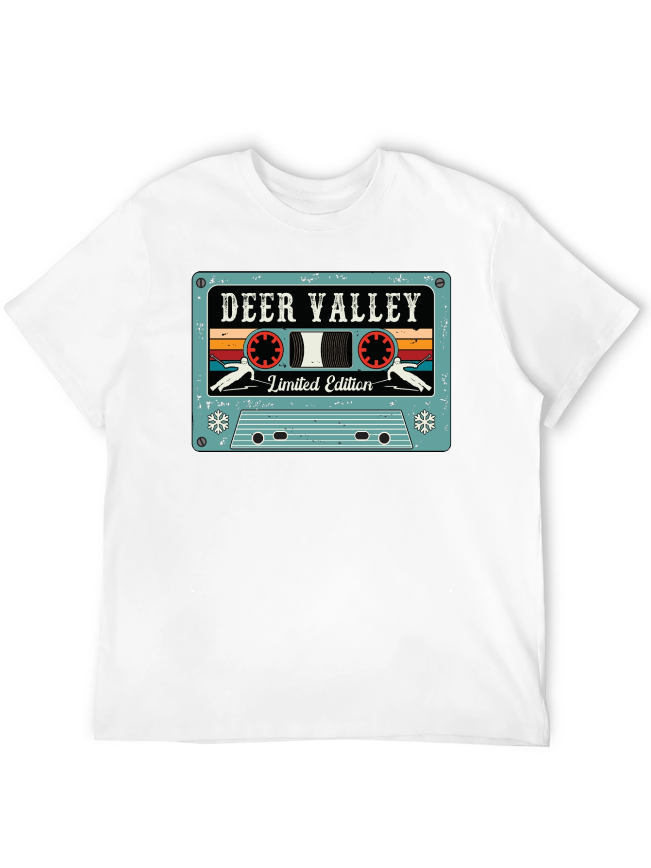 Deer Valley Limited Edition Retro Cassette Tape Graphic T-Shirt