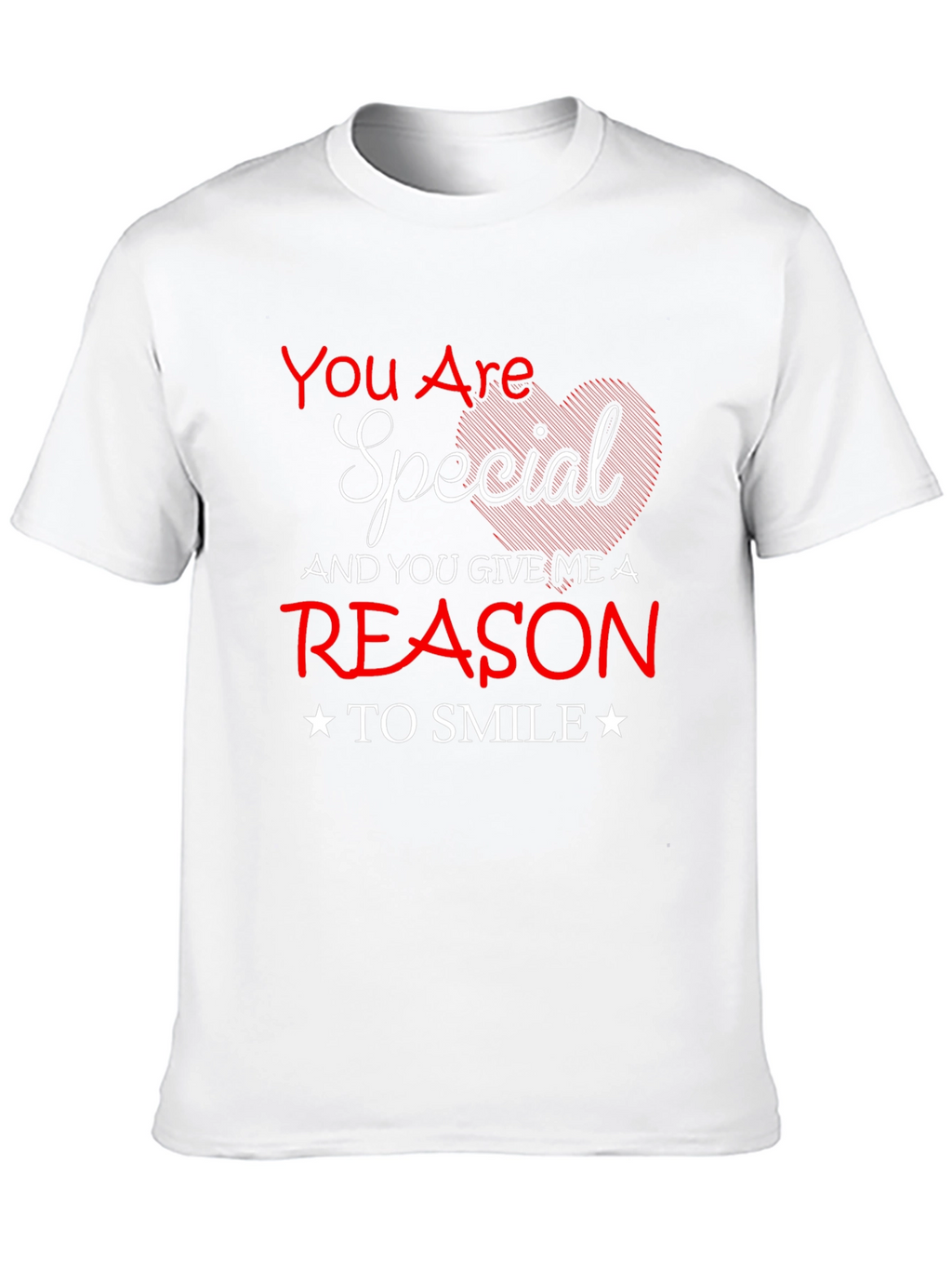 Special Heart Graphic Tee - Mens Black T-Shirt
