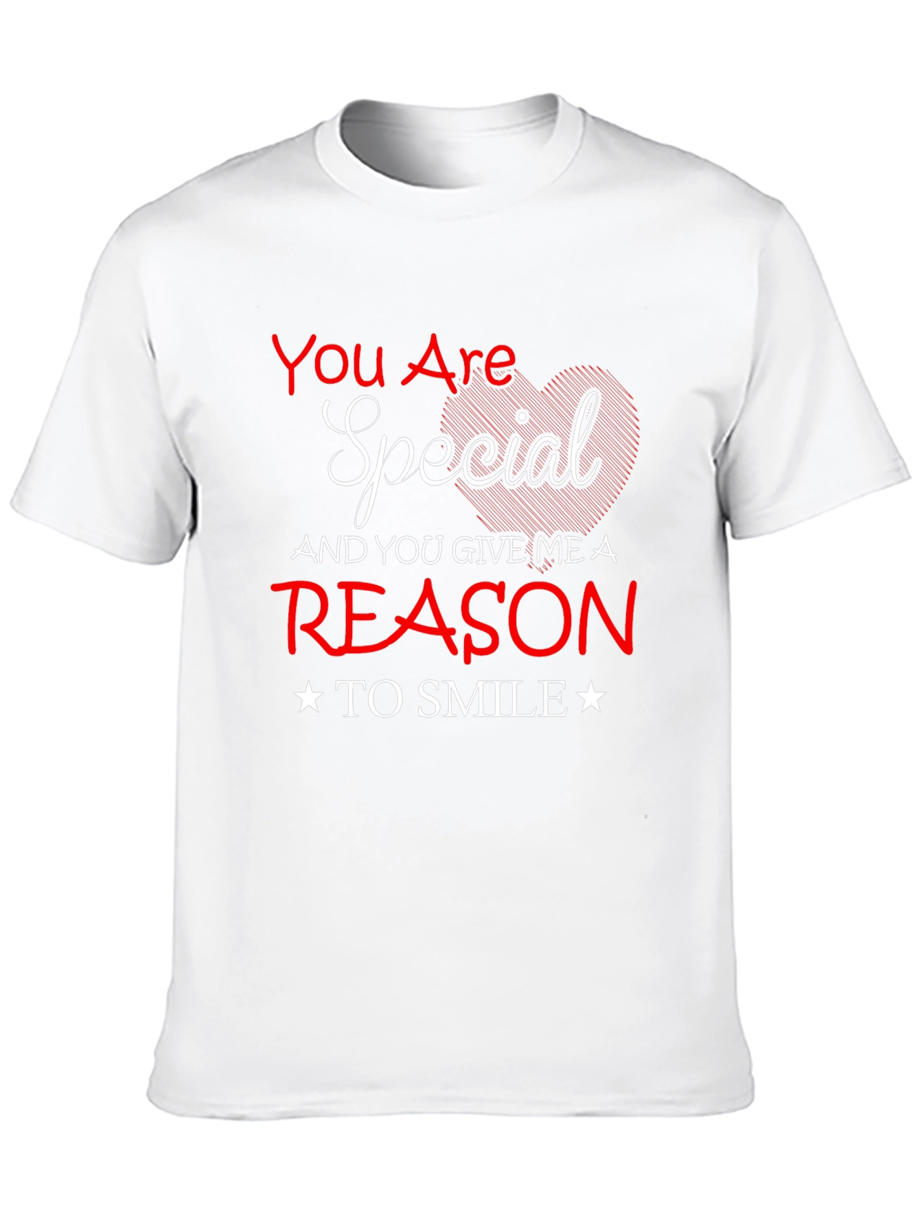 Special Heart Graphic Tee - Mens Black T-Shirt
