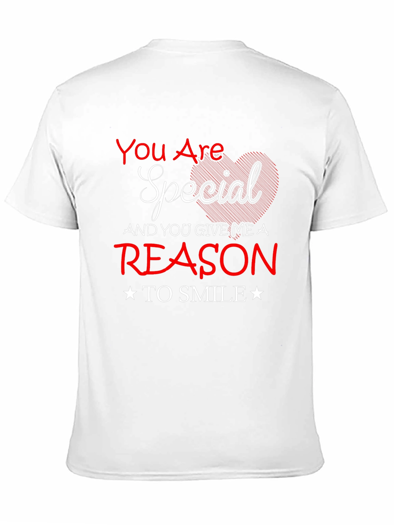 Special Heart Graphic Tee - Mens Black T-Shirt